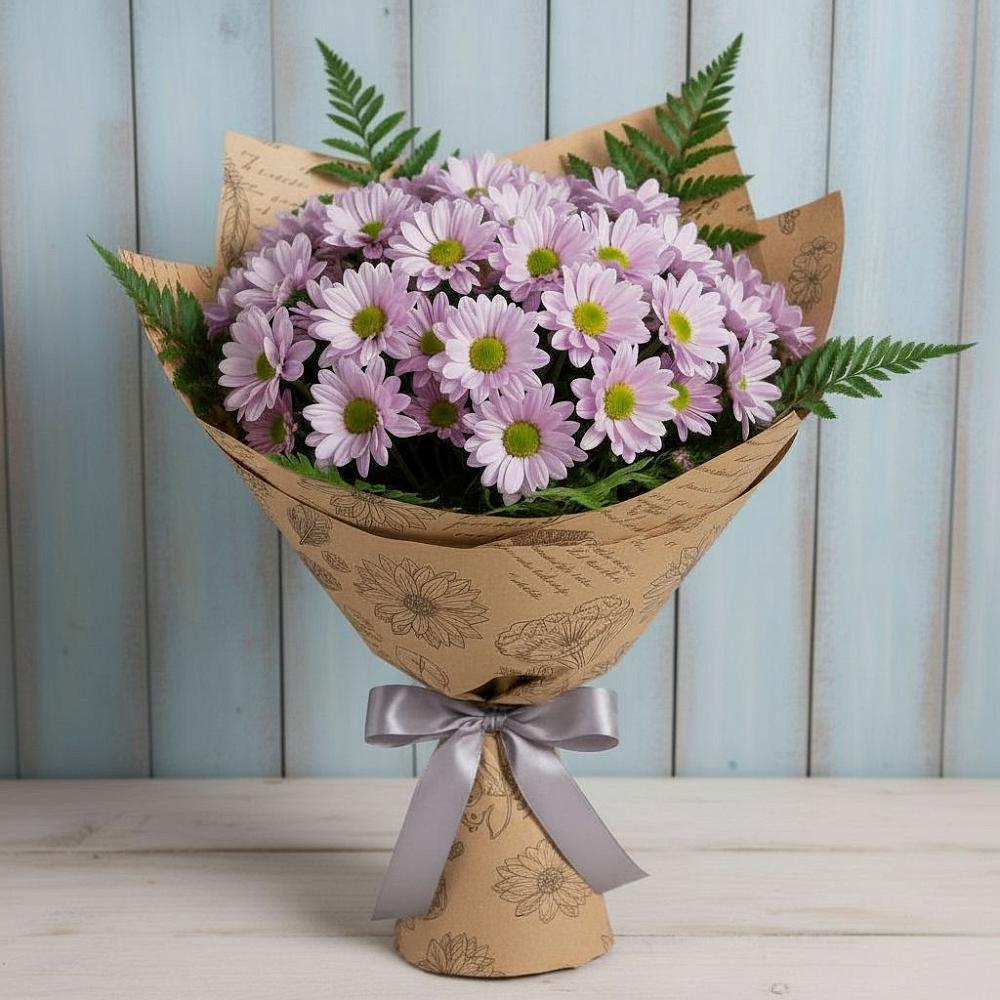 Букет цветов из: Хризантемы в Адамий