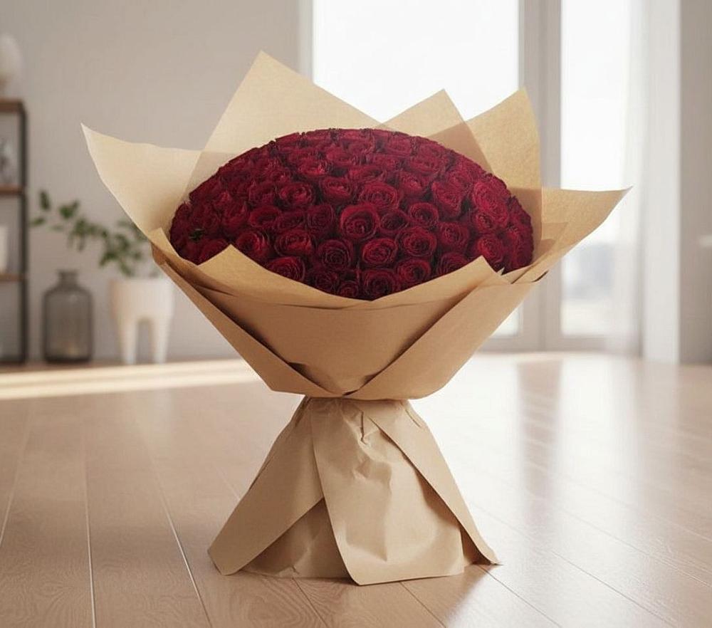 101 Красная роза в Адамий Букет 101 Красная роза в Адамий