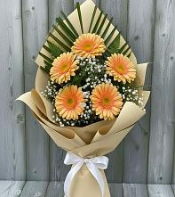 Букет цветов из:  Герберы #REPLACE_PRED# Адамий